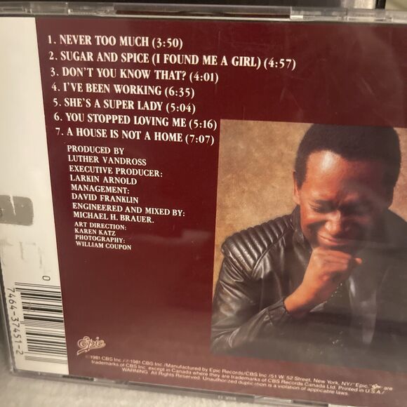 Four Cds. Al Jarreau, Luther Vandross, The Neville Brothers & Aaron Neville - Picture 7 of 9